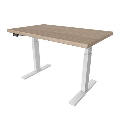 Električna miza UVI Desk 139x68x3,8 cm hrast Sonoma