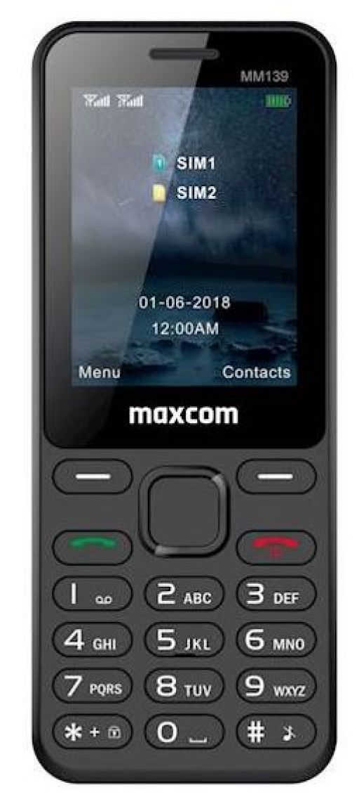 Telefon Maxcom MM139 - črna