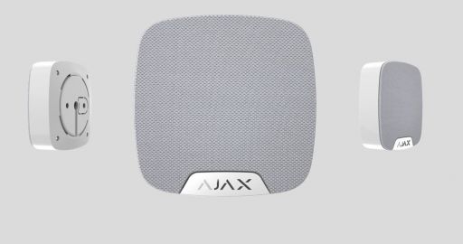 Ajax HomeSiren - Brezžična notranja sirena (bela barva)  