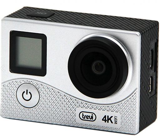 Aktivna športna kamera Trevi GO 2500-4K, 4K-UHD WiFi  srebrna