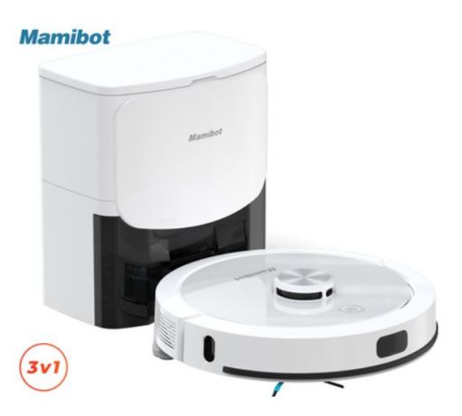 Robotski sesalnik s postajo Mamibot Exvac900S bel