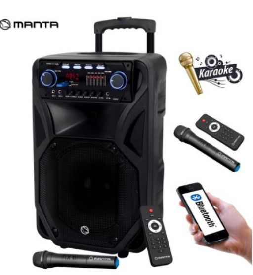 Prenosni bluetooth karaoke zvočnik Manta SPK5021 PRO FONOS