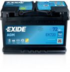 Akumulator Exide AGM 72AH D+ 