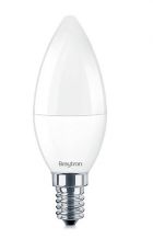Led sijalke Braytron BASIS svečka 5W E14 A40 - toplo bela svetloba - paket 10+1 gratis