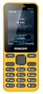 Telefon Maxcom MM139 - rumena