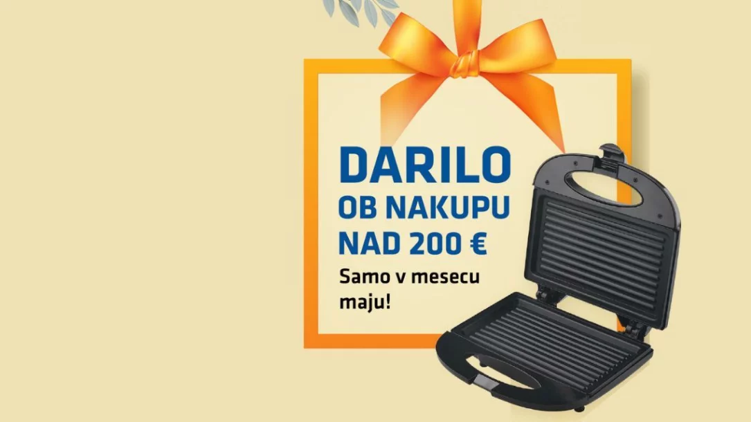 Darilo ob nakupu nad 200 EUR