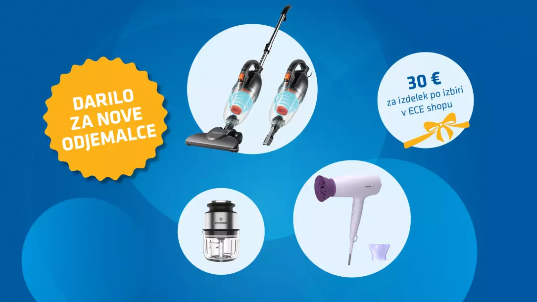 Zamenjaj dobavitelja elektrike, prejmi darilo iz ECE shopa!