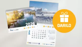 Podarimo stenski koledar za leto 2026
