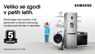 5 let garancije na Samsung belo tehniko