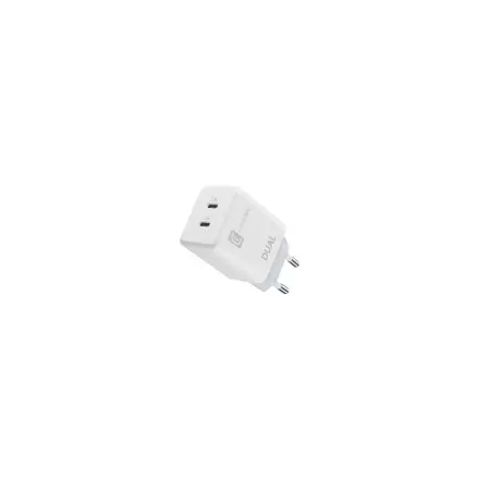 Dvojni polnilec CellularLine Apple 35W, bel