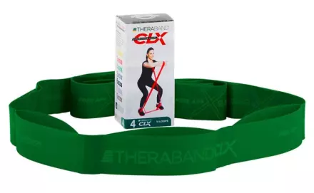 Elastični trak TheraBand CLX srednji zelen 