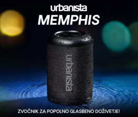 Prenosni zvočnik Urbanista Memphis , črn (Midnight Black)