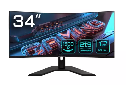 Monitor Gigabyte GS34WQC 34/VA1500R/144HZ/WQHD