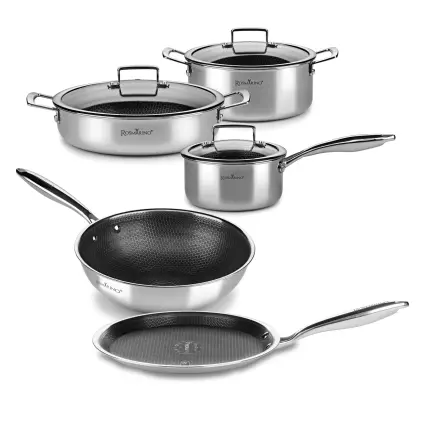 8-delni set posod s pokrovkami Rosmarino HexaPRO