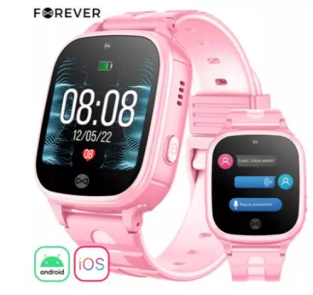 Pametna otroška ura Forever See Me 2 KW-310, roza (Pink)