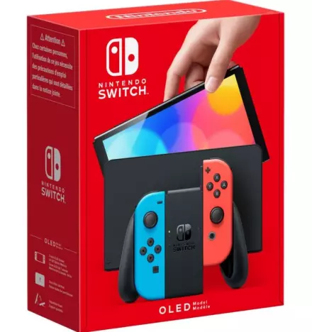 Igralna konzola Nintendo switch OLED Neon blue/Red Joy-Con