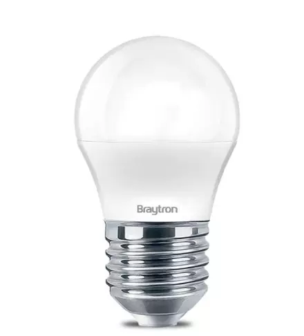 Led sijalke Brytron Basis bučka 5W E27 A40  - hladno bela svetloba - paket 10+1 gratis