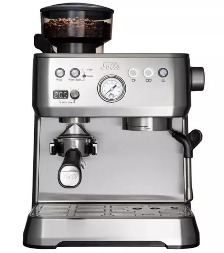 Kavni aparat Solis espresso Grind & Infuse Perfetta Silver