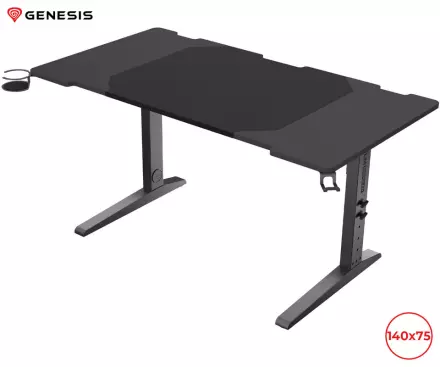 Gaming miza Genesis Holm Modular 140 - črna