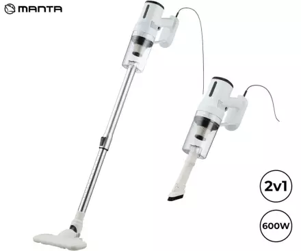 Pokončni brezžični sesalnik Manta VC003WH - bel