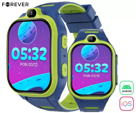 Otroška pametna ura Forever Boost KW-530 - modra