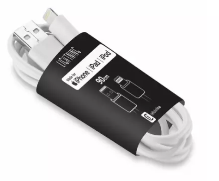 USB-Lightning kabel Tech Away 0,9M, bel