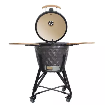 Keramični žar Kamado Pro 21˝ Diamond - siv