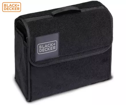 Organizator avtomobilskega prtljažnika Black+decker (29x15x30cm) - črn