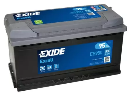 Akumulator Exide Excell 95AH D+ 800A 