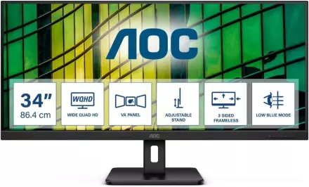 Monitor AOC U34E2M 34" UltraWide VA