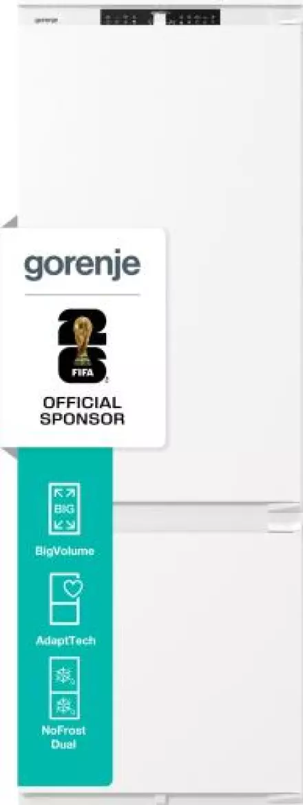 Vgradni integriran kombinirani hladilnik Gorenje NRKI619D61WFE