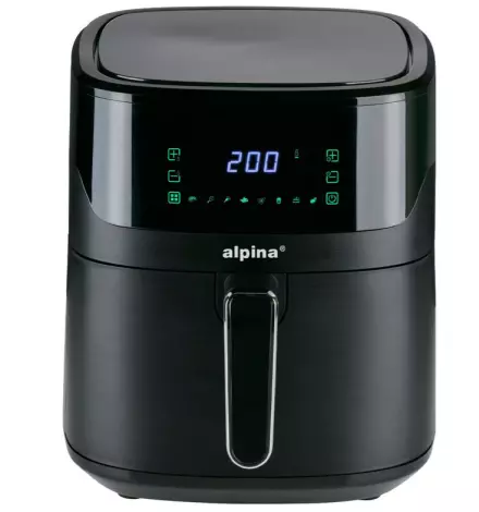 Cvrtnik/friteza na vroč zrak Alpina XXL - digital, 6L