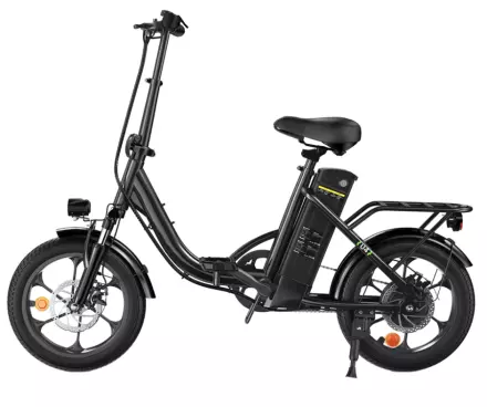 Zložljivo električno kolo Isinwheel U4 - črn