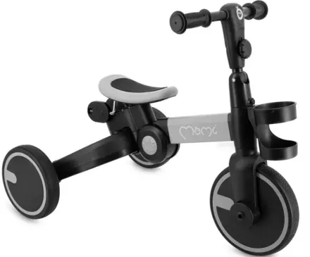 Otroški poganjalec/kolo/tricikel MoMi FILO 3v1 črno-siv
