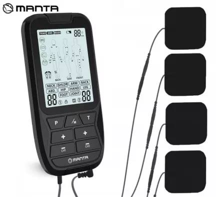 Mišični elektrostimulator Manta Combo R-C101L - črn