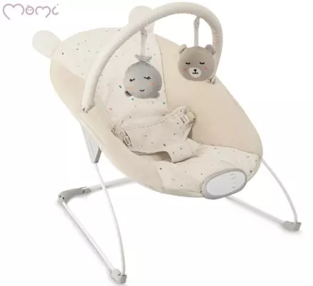 Otroški gugalnik MoMi GLOSSY - bež