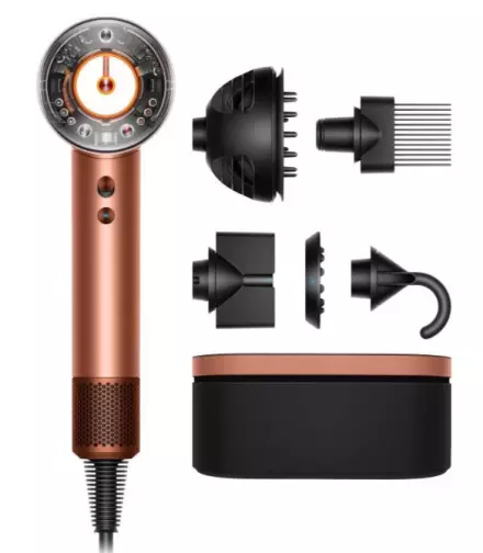 Sušilnik las DYSON Supersonic Nural HD16 (143709) Amber Silk/Pink Champagne Curly+Coily Limited Edition