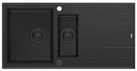 Pomivalno korito Quadron Evan 156 GranitQ - črna