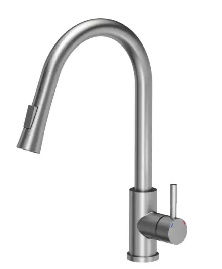 Kuhinjska armatura Quadron Julia - srerbna