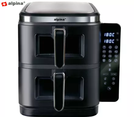 Cvrtnik/friteza na vroč zrak Alpina Double XXL - 11L