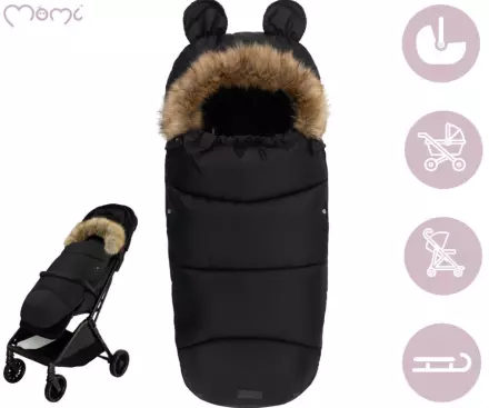 Spalna vreča MoMi COZY - črna