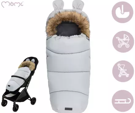Spalna vreča MoMi COZY - siva
