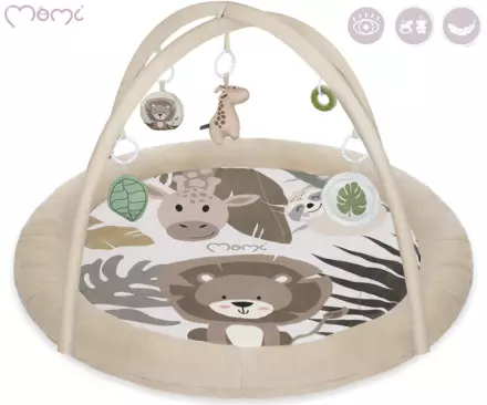 Otroška igralna podloga MoMi LUANI - večbarvna