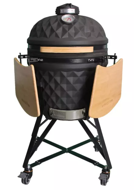 Keramični žar Kamado Pro 21″ Diamond - črn