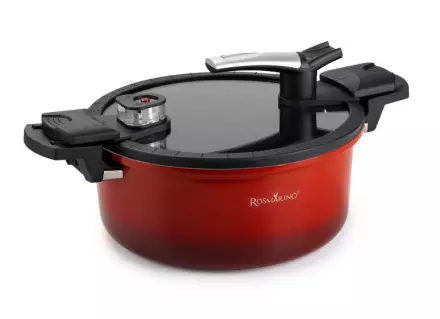 Lonec za kuhanje pod tlakom s pametno pokrovko Rosmarino FreshCooker 6,2 L – 28 cm