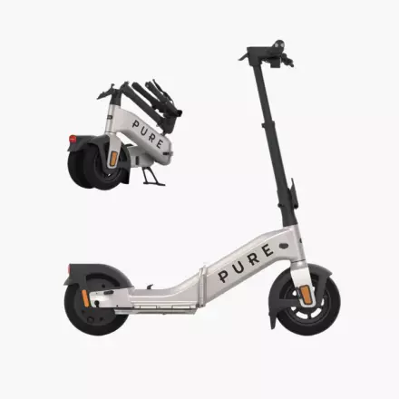 Električni skiro Pure Flex - srebrn