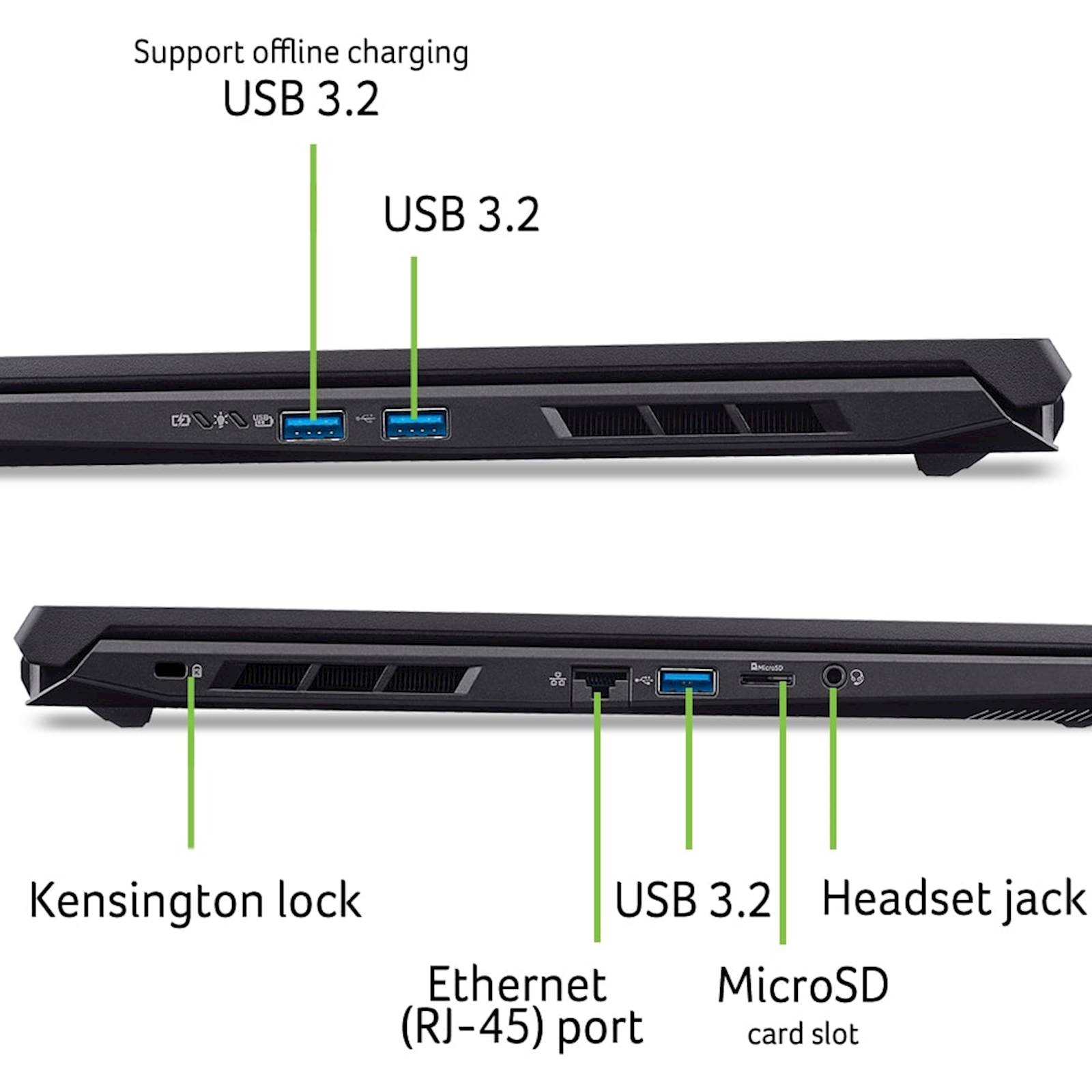 Prenosni računalnik Acer Nitro 17 ANV17-61-R6YY R9-365/32GB/SSD 1TB/17,3''FHD IPS 144Hz/RTX 5070/NoOS 12