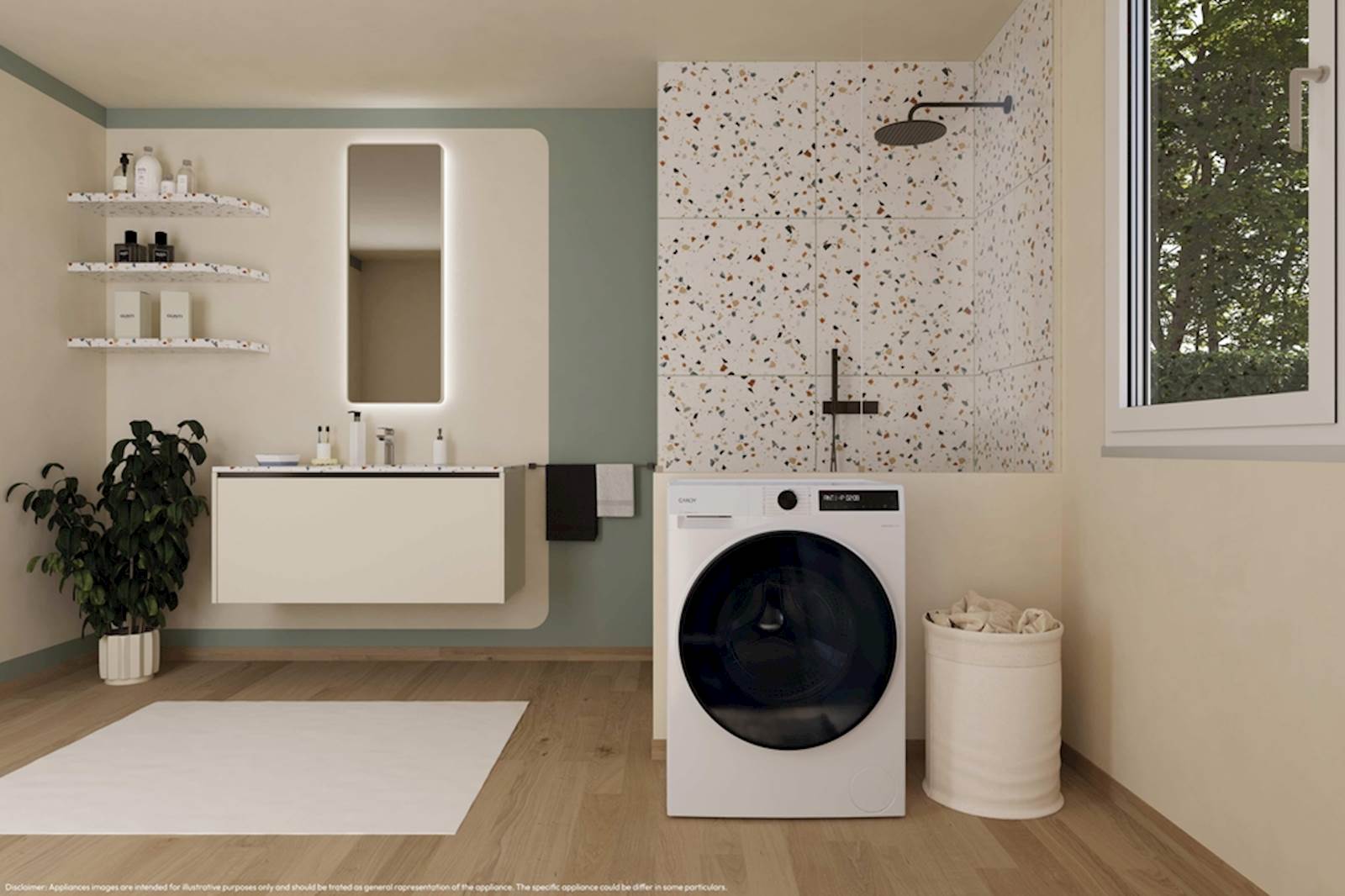 Pralno-sušilni stroj Candy BWR 6106BL8-S 8