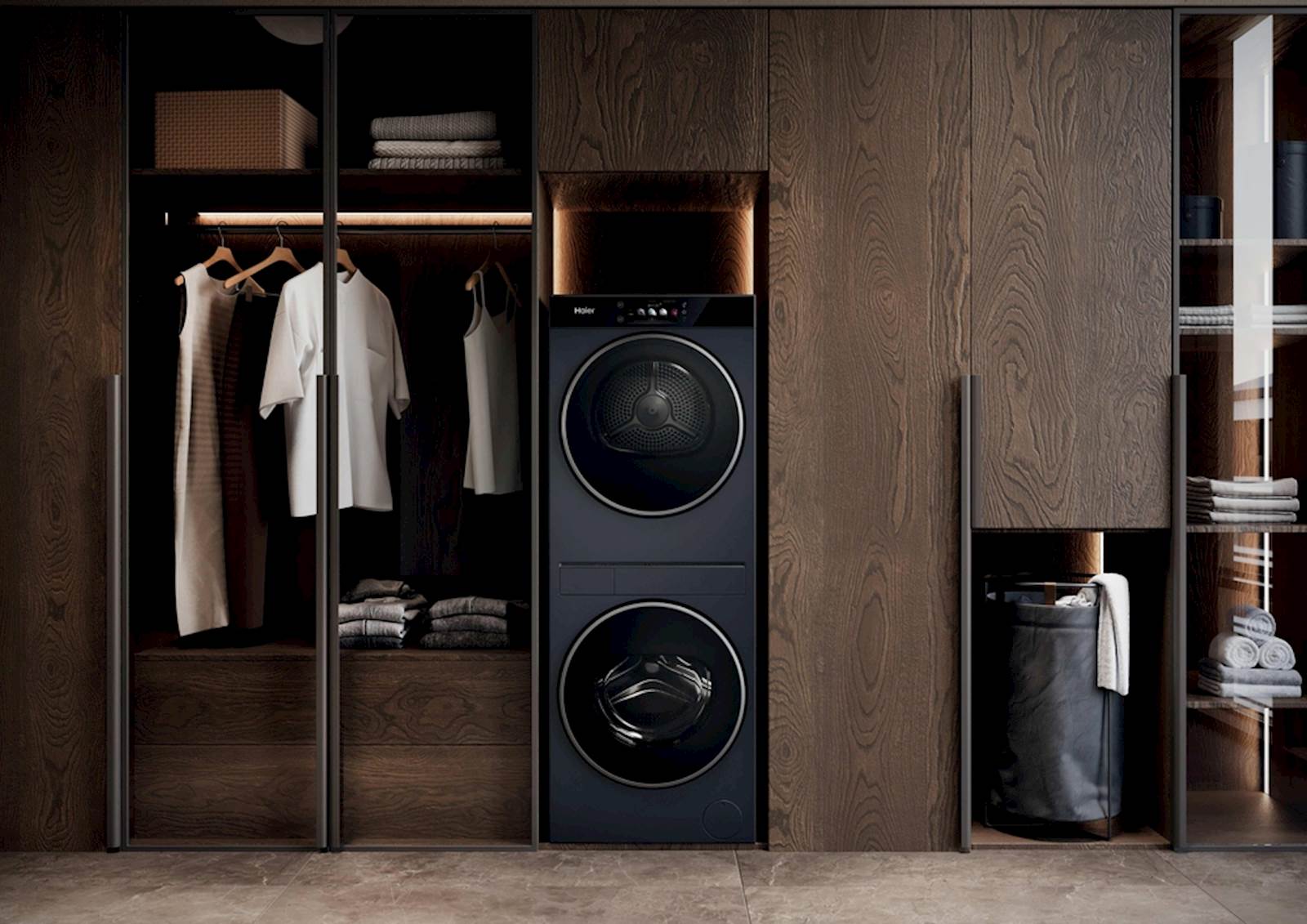 Pralni+sušilni stroj Haier CLC108-GNU1-S 6