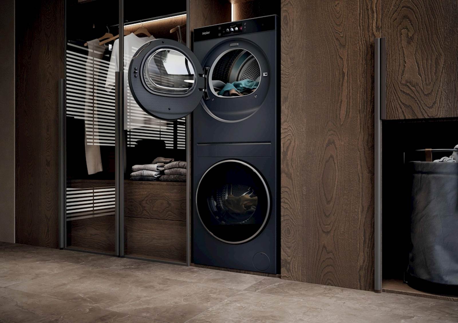 Pralni+sušilni stroj Haier CLC108-GNU1-S 7